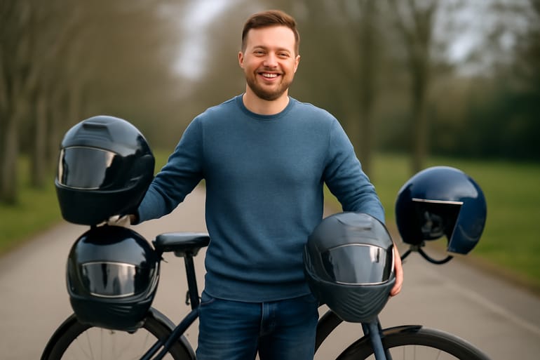 Types of Motorcycle Helmets for E-Bike Riders