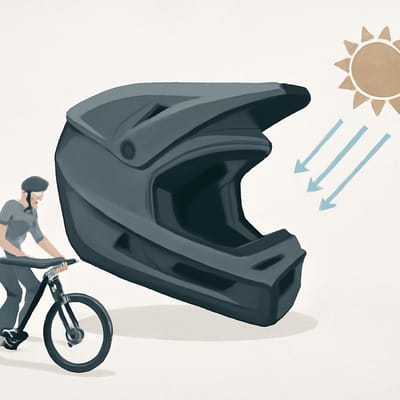 What causes full-face MTB helmets to wear out faster?