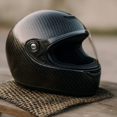 What is carbon fiber in motorcycle helmets?