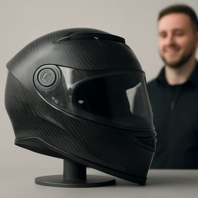 What are the main types of helmet for road riders?