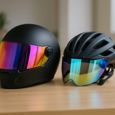 What is an iridium visor, and why does it matter?