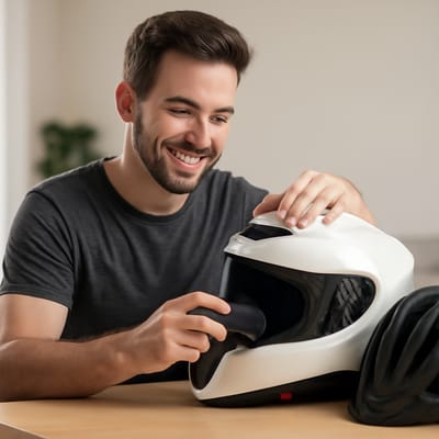 How to install a helmet intercom step by step