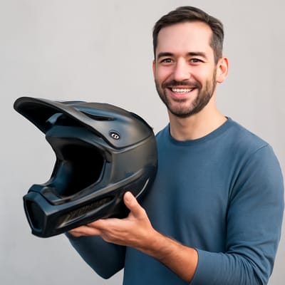 What should a full-face helmet feel like on your head and face?