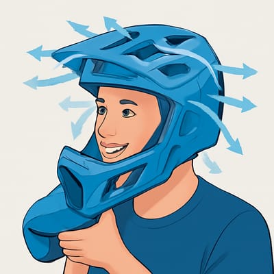 How do airflow channels and vent placement affect comfort?